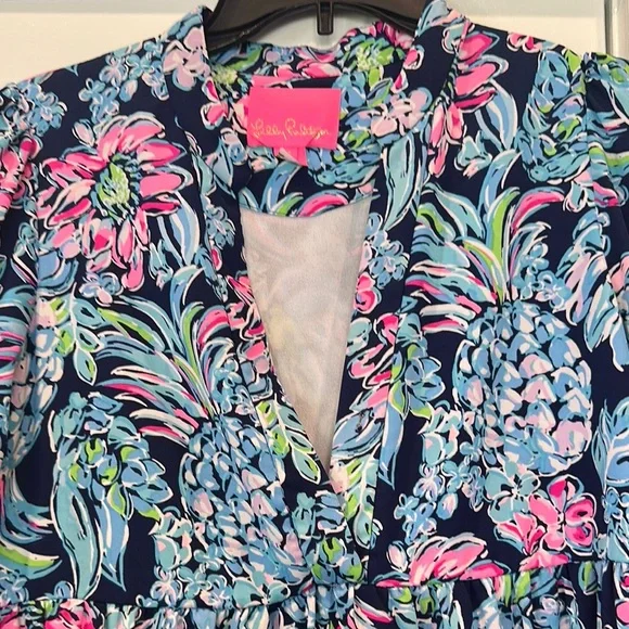 Lilly Pulitzer Floral Long Sleeve Dress - Picture 2 of 4